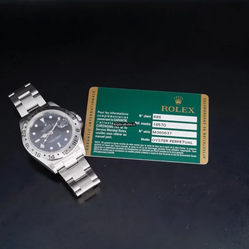 Affordable Fake Rolex Explorer II 16570 Caliber 3185 Automatic Movement 40mm Steel Case Mens/unisex Watch - Image 10
