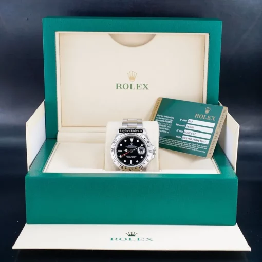 Affordable Fake Rolex Explorer II 16570 Caliber 3185 Automatic Movement 40mm Steel Case Mens/unisex Watch - Image 9