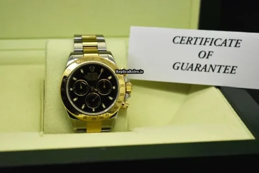 Affordable Fake Rolex Daytona 116523 Caliber 4130 Automatic Movement 40mm Gold/steel Case Mens/unisex Watch - Image 15