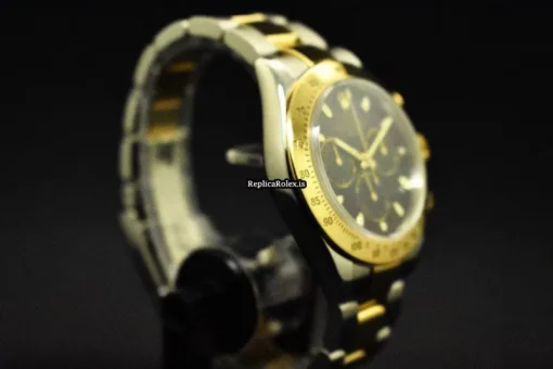 Affordable Fake Rolex Daytona 116523 Caliber 4130 Automatic Movement 40mm Gold/steel Case Mens/unisex Watch - Image 2