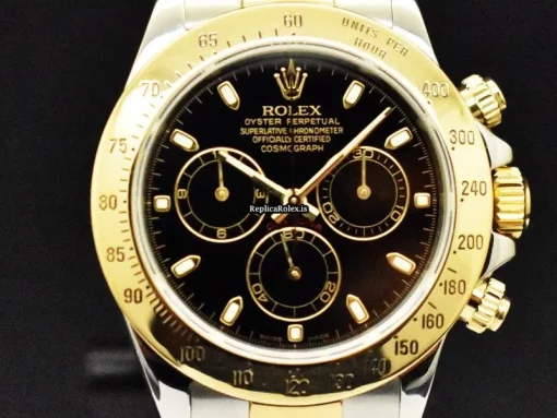 Affordable Fake Rolex Daytona 116523 Caliber 4130 Automatic Movement 40mm Gold/steel Case Mens/unisex Watch - Image 5