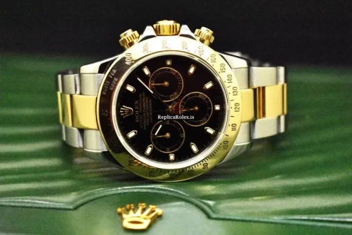 Affordable Fake Rolex Daytona 116523 Caliber 4130 Automatic Movement 40mm Gold/steel Case Mens/unisex Watch - Image 9