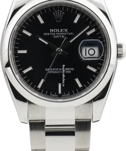 Pleasing Replica Rolex Oyster Perpetual Date 115200-0004 Caliber 3135 Automatic Movement 34mm Steel Case Mens/unisex Watch