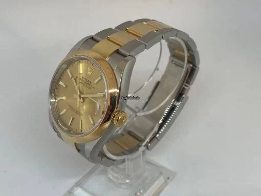 Lovely Copy Rolex Datejust 126203 Caliber 3235 Automatic Movement 36mm Gold/steel Case Mens/unisex Watch - Image 3