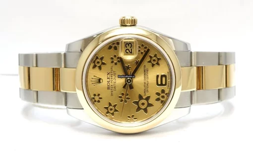 Cheap Replica Rolex Lady-datejust 178243 Caliber 2235 Automatic Movement 31mm Gold/steel Case Womens Watch