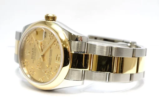 Cheap Replica Rolex Lady-datejust 178243 Caliber 2235 Automatic Movement 31mm Gold/steel Case Womens Watch - Image 6