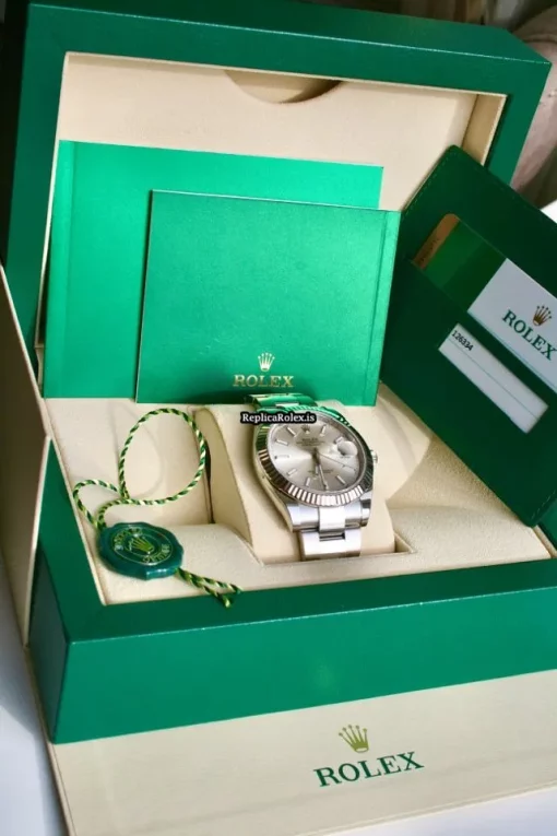 Marvellous Imitation Rolex Datejust 126334 Caliber 3235 Automatic Movement 41mm Steel Case Mens/unisex Watch - Image 3
