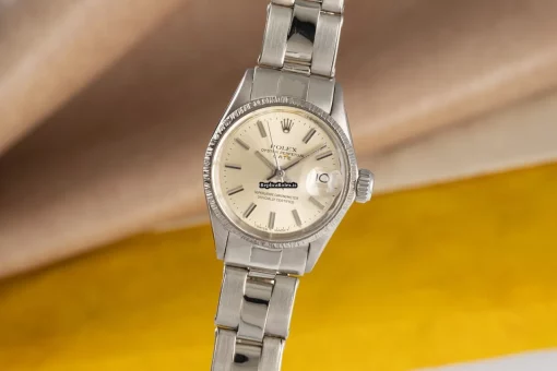Wonderful Fakes Rolex Oyster Perpetual Lady Date 6527 Caliber 1130 Automatic Movement 24mm White Gold Case Womens Watch