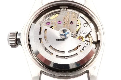 Wonderful Fakes Rolex Oyster Perpetual Lady Date 6527 Caliber 1130 Automatic Movement 24mm White Gold Case Womens Watch - Image 12