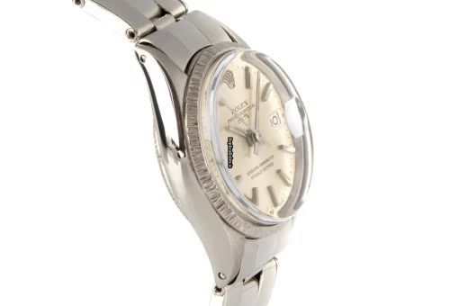 Wonderful Fakes Rolex Oyster Perpetual Lady Date 6527 Caliber 1130 Automatic Movement 24mm White Gold Case Womens Watch - Image 6