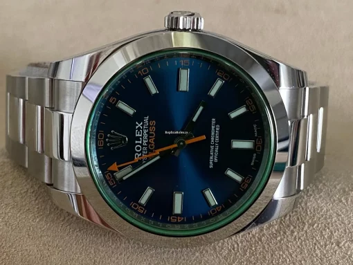 Affordable Replica Rolex Milgauss 116400gv Caliber 3131 Automatic Movement 40mm Steel Case Mens/unisex Watch