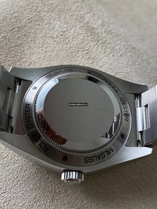 Affordable Replica Rolex Milgauss 116400gv Caliber 3131 Automatic Movement 40mm Steel Case Mens/unisex Watch - Image 7