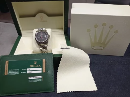 Distinctive Replica Rolex Datejust Turn-o-graph 116264 Caliber 3135 Automatic Movement 36mm Steel Case Mens/unisex Watch - Image 9