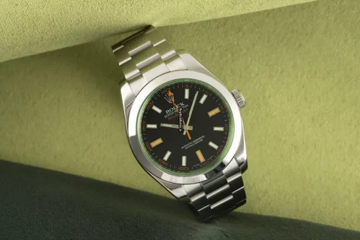 Beautiful Fake Rolex Milgauss 116400 Caliber 3131 Automatic Movement 40mm Steel Case Mens/unisex Watch - Image 2