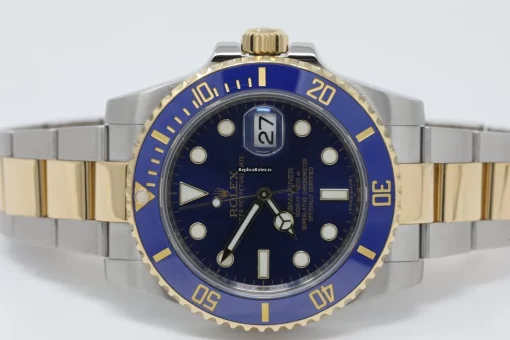 Excellent Replica Rolex Submariner Date 116613lb Caliber 3135 Automatic Movement 40mm Gold/steel Case Mens/unisex Watch - Image 4