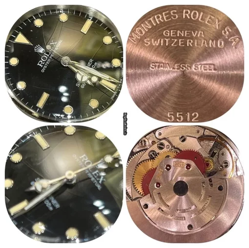 Excellent Fake Rolex Submariner 5513 Automatic Movement 40mm Steel Case Watch - Image 2