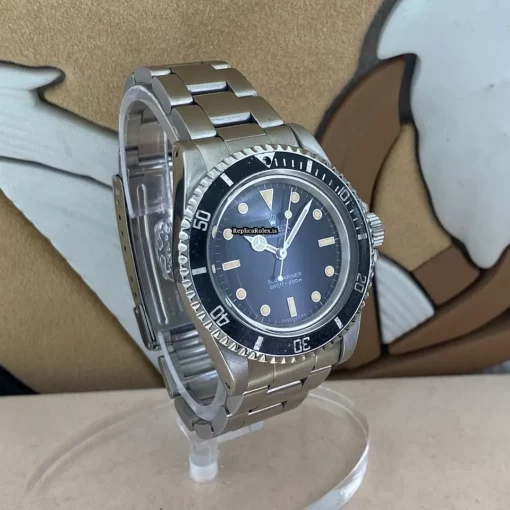Excellent Fake Rolex Submariner 5513 Automatic Movement 40mm Steel Case Watch - Image 4