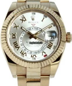 Perfect Replica Rolex Sky-dweller 326938 Automatic Movement 42mm Yellow Gold Case Mens/unisex Watch