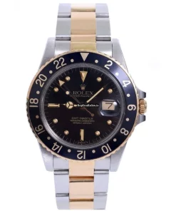 Terrific Replica Rolex Gmt-master 16753 Automatic Movement 40mm Gold/steel Case Mens/unisex Watch