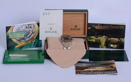 Terrific Replica Rolex Gmt-master 16753 Automatic Movement 40mm Gold/steel Case Mens/unisex Watch - Image 7