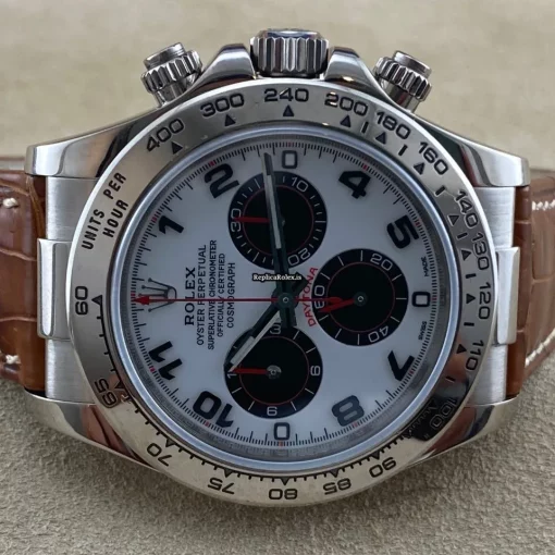 Quality Replica Rolex Daytona 116519 Caliber 4130 Automatic Movement 40mm White Gold Case Mens/unisex Watch