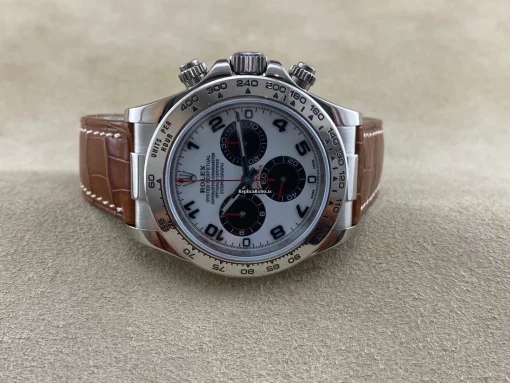 Quality Replica Rolex Daytona 116519 Caliber 4130 Automatic Movement 40mm White Gold Case Mens/unisex Watch - Image 2