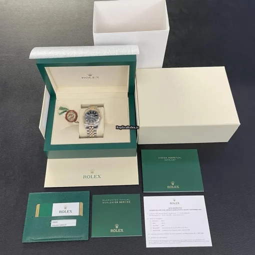 Quality Replica Rolex Datejust 116231 Automatic Movement 36mm Gold/steel Case Watch - Image 7
