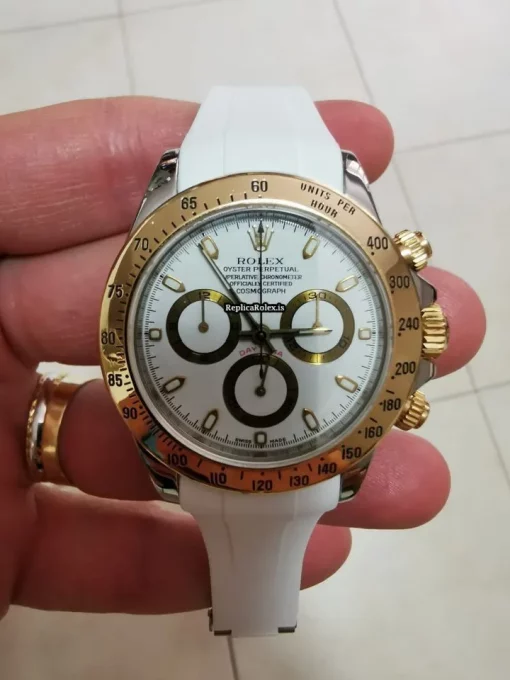 Best Replica Rolex Daytona 116523 Caliber 4130 Automatic Movement 40mm Gold/steel Case Mens/unisex Watch - Image 5