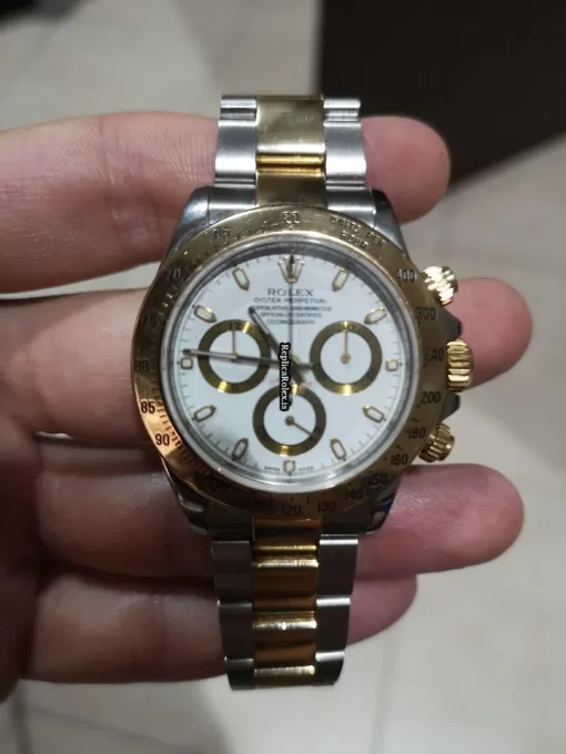 Best Replica Rolex Daytona 116523 Caliber 4130 Automatic Movement 40mm Gold/steel Case Mens/unisex Watch - Image 9