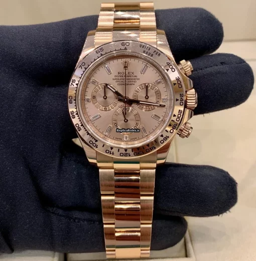 Top Replica Rolex Daytona 116505 Caliber 4130 Automatic Movement 40mm Rose Gold Case Mens/unisex Watch