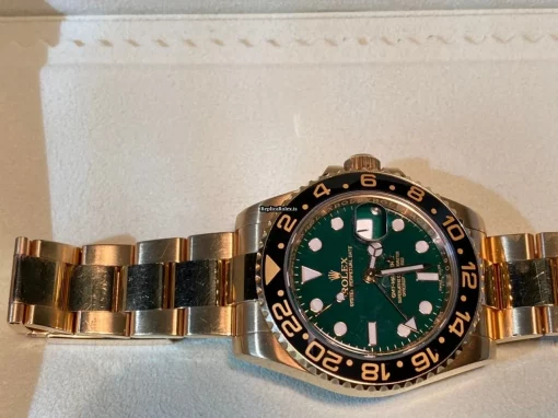 Wonderful Replica Rolex Gmt-master II 116718ln Caliber 3186 Automatic Movement 40mm Yellow Gold Case Mens/unisex Watch - Image 7