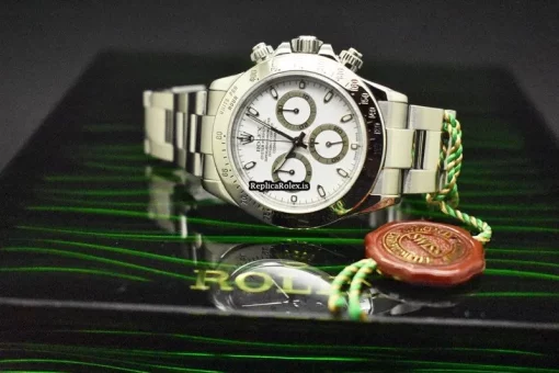 Pleasing Fake Rolex Daytona 116520 Caliber 4130 Automatic Movement 40mm Steel Case Mens/unisex Watch - Image 11