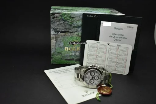 Pleasing Fake Rolex Daytona 116520 Caliber 4130 Automatic Movement 40mm Steel Case Mens/unisex Watch - Image 15