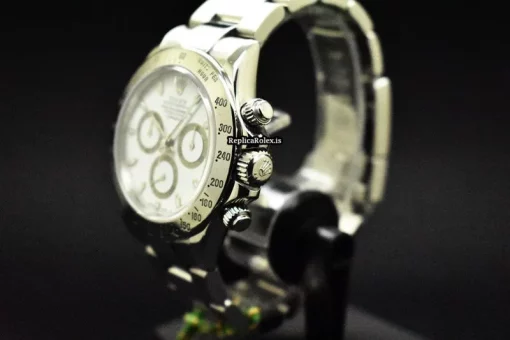 Pleasing Fake Rolex Daytona 116520 Caliber 4130 Automatic Movement 40mm Steel Case Mens/unisex Watch - Image 3