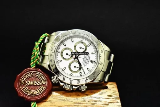 Pleasing Fake Rolex Daytona 116520 Caliber 4130 Automatic Movement 40mm Steel Case Mens/unisex Watch - Image 8