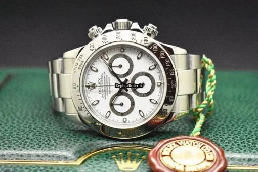 Pleasing Fake Rolex Daytona 116520 Caliber 4130 Automatic Movement 40mm Steel Case Mens/unisex Watch - Image 9