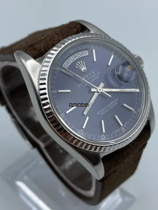 Offering Replica Rolex Day-date 36 18039 Automatic Movement White Gold Case Mens/unisex Watch - Image 4