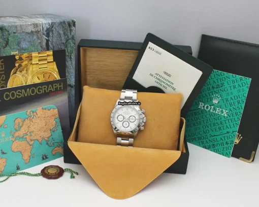 Luxury Knockoff Rolex Daytona 16520 Zenith El Primero Caliber 4030 Automatic Movement 40mm Steel Case Mens/unisex Watch - Image 4