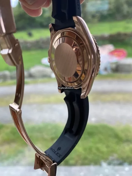 Excellent Fake Rolex Yacht-master 37 268655 Caliber 2236 Automatic Movement 37mm Rose Gold Case Mens/unisex Watch - Image 6