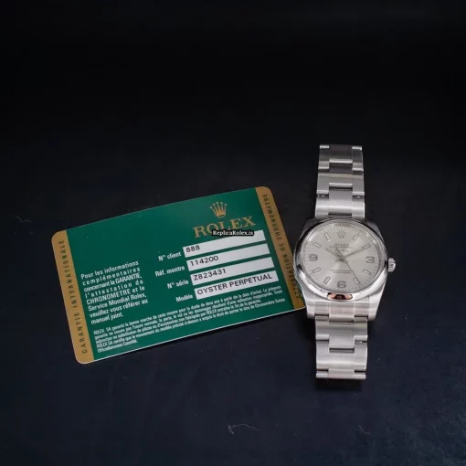 Reliable Replica Rolex Air King 114200 Caliber 3130 Automatic Movement 34mm Steel Case Mens/unisex Watch - Image 11