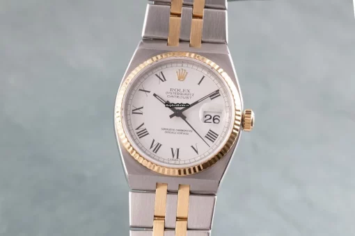 Reliable Replica Rolex Datejust Oysterquartz 17013 Caliber 5035 Quartz Movement 36mm Gold/steel Case Mens/unisex Watch