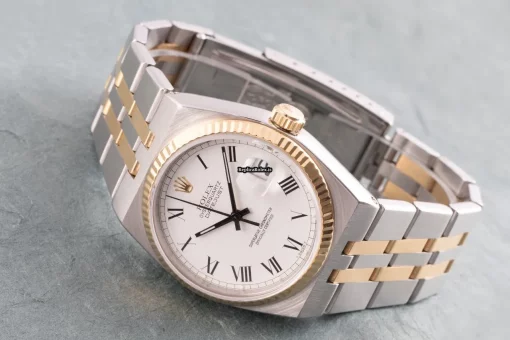 Reliable Replica Rolex Datejust Oysterquartz 17013 Caliber 5035 Quartz Movement 36mm Gold/steel Case Mens/unisex Watch - Image 3