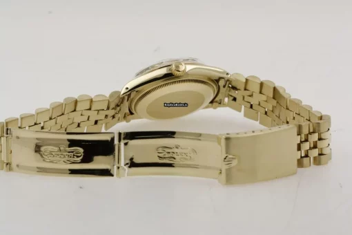 Defect Replica Rolex Oyster Perpetual Date 15037 Caliber 3035 Automatic Movement 34mm Yellow Gold Case Mens/unisex Watch - Image 11