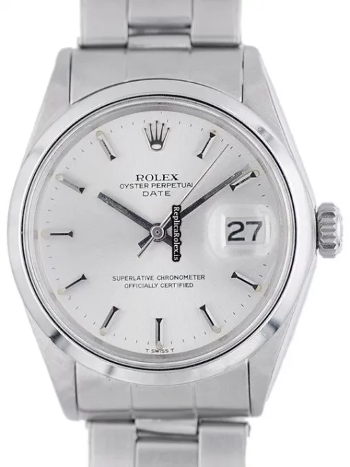 Inexpensive Fake Rolex Oyster Perpetual Date 1500 Automatic Movement 34mm Steel Case Watch
