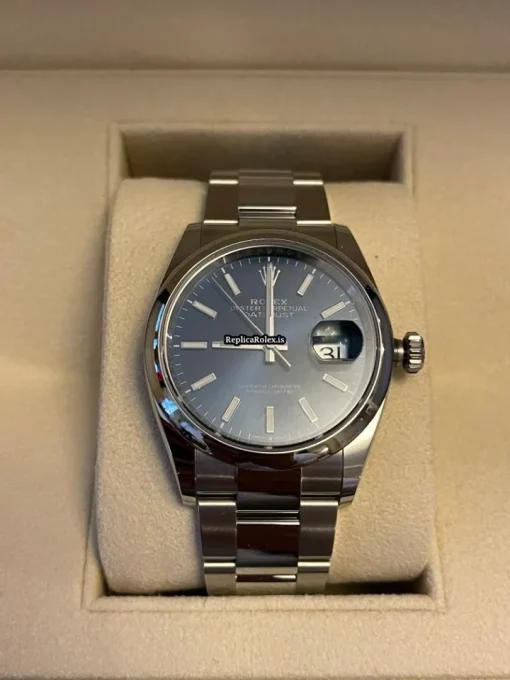Lovely Fake Rolex Datejust 126200 Caliber 3235 Automatic Movement 36mm Steel Case Mens/unisex Watch - Image 8