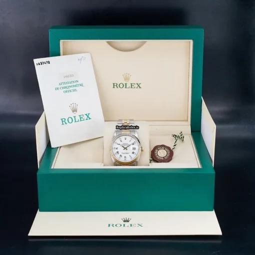 1:1 Replica Rolex Datejust 16233 Caliber 3135 Automatic Movement 36mm Gold/steel Case Mens/unisex Watch - Image 9