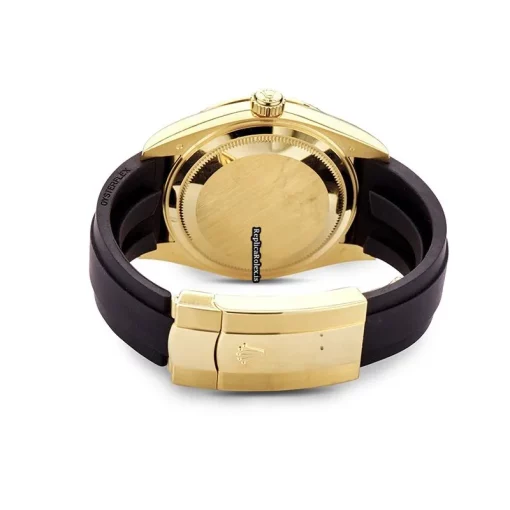 Special Knockoff Rolex Sky-dweller 326238 Caliber 9001 Automatic Movement 42mm Yellow Gold Case Mens/unisex Watch - Image 7