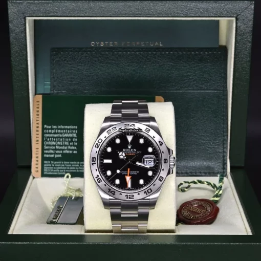 Distinctive Replica Rolex Explorer II 216570 Caliber 3187 Automatic Movement 42mm Steel Case Mens/unisex Watch - Image 7
