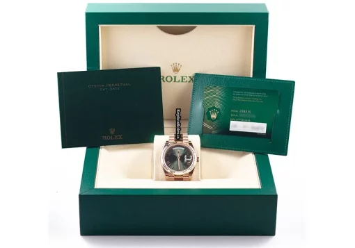 Well Made Replica Rolex Day-date 40 228235 Caliber 3255 Automatic Movement 40mm Red Gold Case Mens/unisex Watch - Image 8