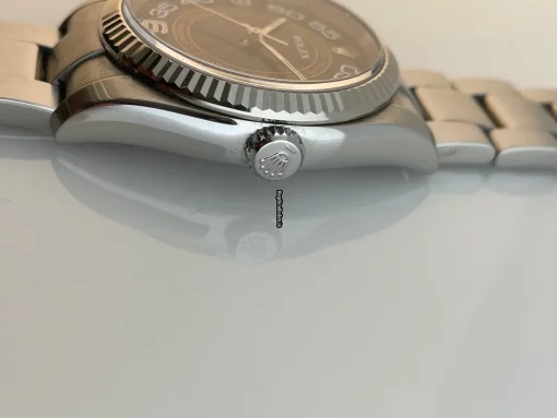 Design Replica Rolex Oyster Perpetual 116034 Caliber 3130 Automatic Movement 36mm Steel Case Mens/unisex Watch - Image 4